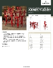 Lancaster Table & Seating 164B3048RED Specsheet