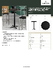Lancaster Table & Seating 164B30RXBLK Specsheet