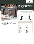 Lancaster Table & Seating 164BBMBWBLKD Specsheet