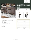 Lancaster Table & Seating 164BBMRNGBDD Specsheet