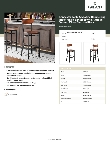 Lancaster Table & Seating 164BBMRNGBWW Specsheet