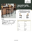 Lancaster Table & Seating 164BBSNVLBKD Specsheet