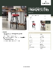 Lancaster Table & Seating 164BCROSBRDS Specsheet