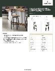 Lancaster Table & Seating 164BCROSBSDW Specsheet