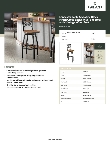 Lancaster Table & Seating 164BCROSBSVN Specsheet
