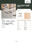 Lancaster Table & Seating 164BINDWHTFR Specsheet
