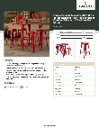 Lancaster Table & Seating 164BL3048RED Specsheet