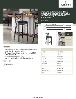 Lancaster Table & Seating 164BMCBVBKAS Specsheet