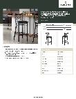 Lancaster Table & Seating 164BMCBVBKKD Specsheet