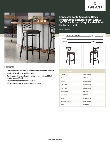 Lancaster Table & Seating 164BMCBVDBKD Specsheet