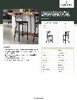 Lancaster Table & Seating 164BMCBWBKKD Specsheet