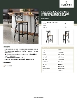 Lancaster Table & Seating 164BMCBWDWAS Specsheet