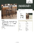 Lancaster Table & Seating 164BMLBWDWAS Specsheet