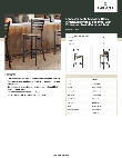 Lancaster Table & Seating 164BMLBWDWKD Specsheet