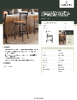Lancaster Table & Seating 164BMLBWNTAS Specsheet