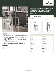 Lancaster Table & Seating 164BMLCWBKAS Specsheet
