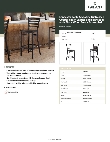 Lancaster Table & Seating 164BMLDWBKAS Specsheet