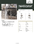 Lancaster Table & Seating 164BMLSWCVTP Specsheet