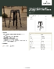 Lancaster Table & Seating 164BNBKLSCPD Specsheet