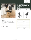 Lancaster Table & Seating 164BNQSQBLKV Specsheet