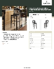 Lancaster Table & Seating 164BSCHLBLK Specsheet