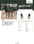 Lancaster Table & Seating 164BSOFIABKB Specsheet