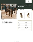 Lancaster Table & Seating 164BSOFIABLK Specsheet Lancaster Table & Seating 164BSOFIABLK Specsheet