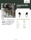 Lancaster Table & Seating 164BUCKBARBK Specsheet