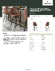 Lancaster Table & Seating 164BUCKBARDB Specsheet