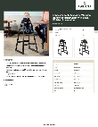 Lancaster Table & Seating 164BWHCKDBK Specsheet