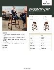 Lancaster Table & Seating 164BWHCKDDB Specsheet