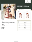 Lancaster Table & Seating 164BWHCKDMA Specsheet