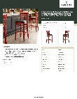 Lancaster Table & Seating 164BWLMVBKAS Specsheet