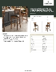 Lancaster Table & Seating 164BWLVVBKKD Specsheet
