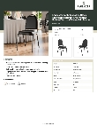 Lancaster Table & Seating 164CBNQ2BKSL Specsheet