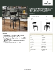 Lancaster Table & Seating 164CBRBBKKD Specsheet Lancaster Table & Seating 164CBRBBKKD Specsheet