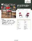 Lancaster Table & Seating 164CBRBKRDKD Specsheet