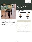 Lancaster Table & Seating 164CBSNVBKKD Specsheet