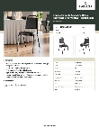 Lancaster Table & Seating 164CHAIRBKBK Specsheet