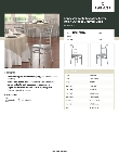 Lancaster Table & Seating 164CHIARSSLV Specsheet Lancaster Table & Seating 164CHIARSSLV Specsheet