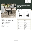 Lancaster Table & Seating 164CHIAVBKBK Specsheet Lancaster Table & Seating 164CHIAVBKBK Specsheet