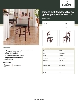 Lancaster Table & Seating 164CHIAVMABK Specsheet