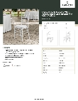 Lancaster Table & Seating 164CHIAVWHWH Specsheet