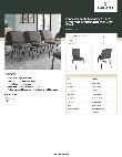 Lancaster Table & Seating 164CHRCH19GY Specsheet
