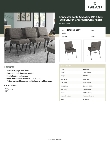 Lancaster Table & Seating 164CHRCH21GY Specsheet