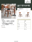 Lancaster Table & Seating 164CINDMAHAN Specsheet