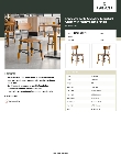 Lancaster Table & Seating 164CINDNATAN Specsheet