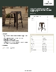Lancaster Table & Seating 164CMBKLSCPR Specsheet