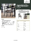 Lancaster Table & Seating 164CMCBVDBAS Specsheet