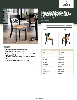 Lancaster Table & Seating 164CMCBVLBKD Specsheet